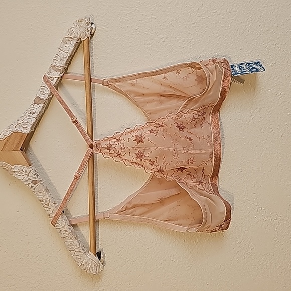 Free People Intimately Nude Racerback Bralette Size Small - Picture 2 of 4